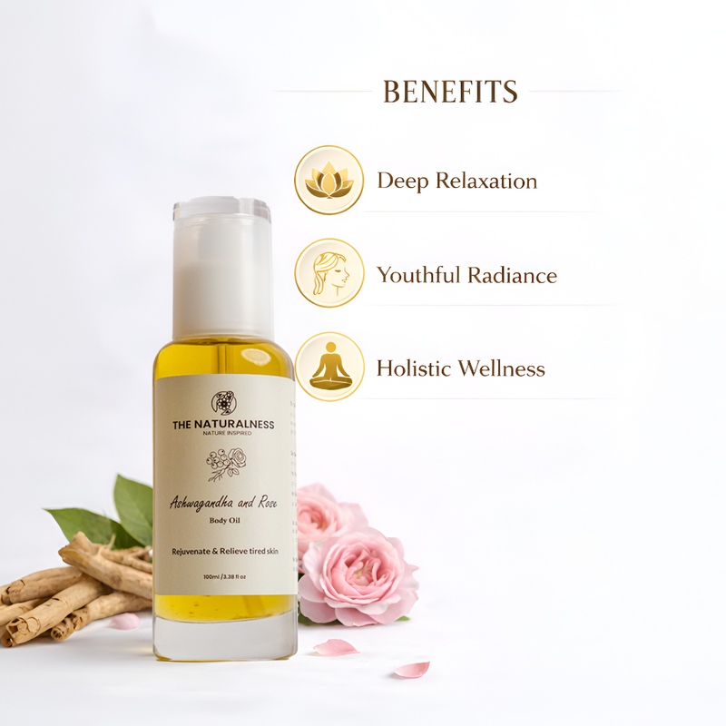 Ashwagandha & Rose Body Oil - 100ml